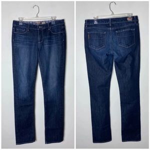 Paige Dark Wash Skyline Flared Boot Cut Jeans 30